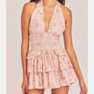 NWT LoveShackFancy halter dress XL